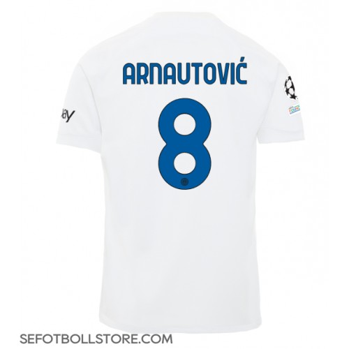 Inter Milan Marko Arnautovic #8 Replika Bortatröja 2023-24 Kortärmad